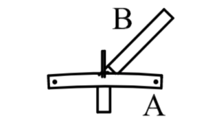 Centre angle steel 28 mm. - 39721