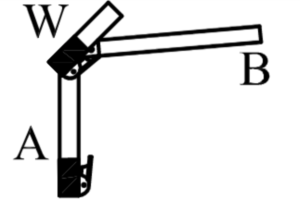 Left frame angle steel 28 mm - 39363