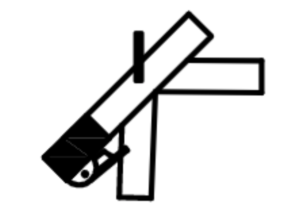 Left frame angle steel 28 mm 39505