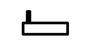 Canopy stub pole ALU 22 mm - 34458